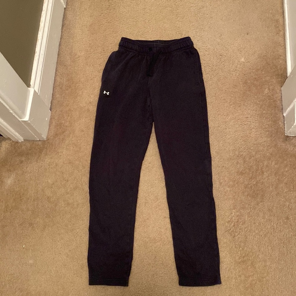 Mens Under Armor Black Sweatpants